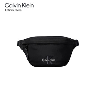 Calvin Klein กระเป๋าสะพายข้างผู้ชาย Monogram Logo Nylon Bag …