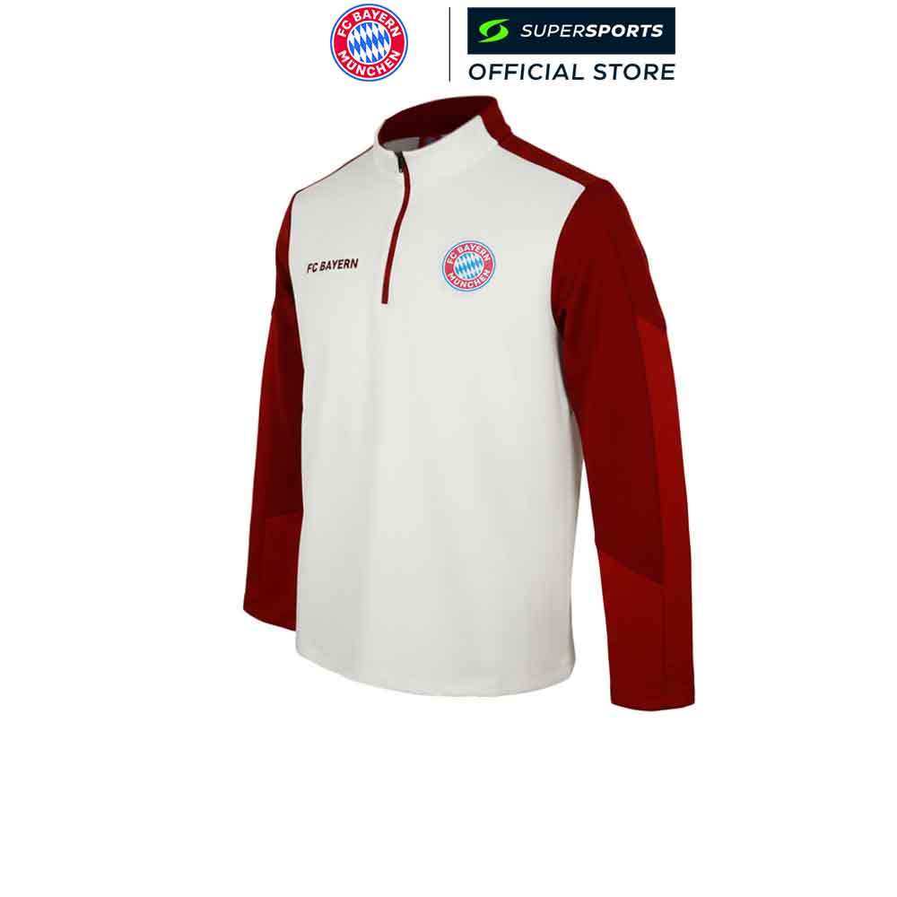 FC BAYERN MUNCHEN Track White เสื้อลำลองแขนยาวผู้ชาย