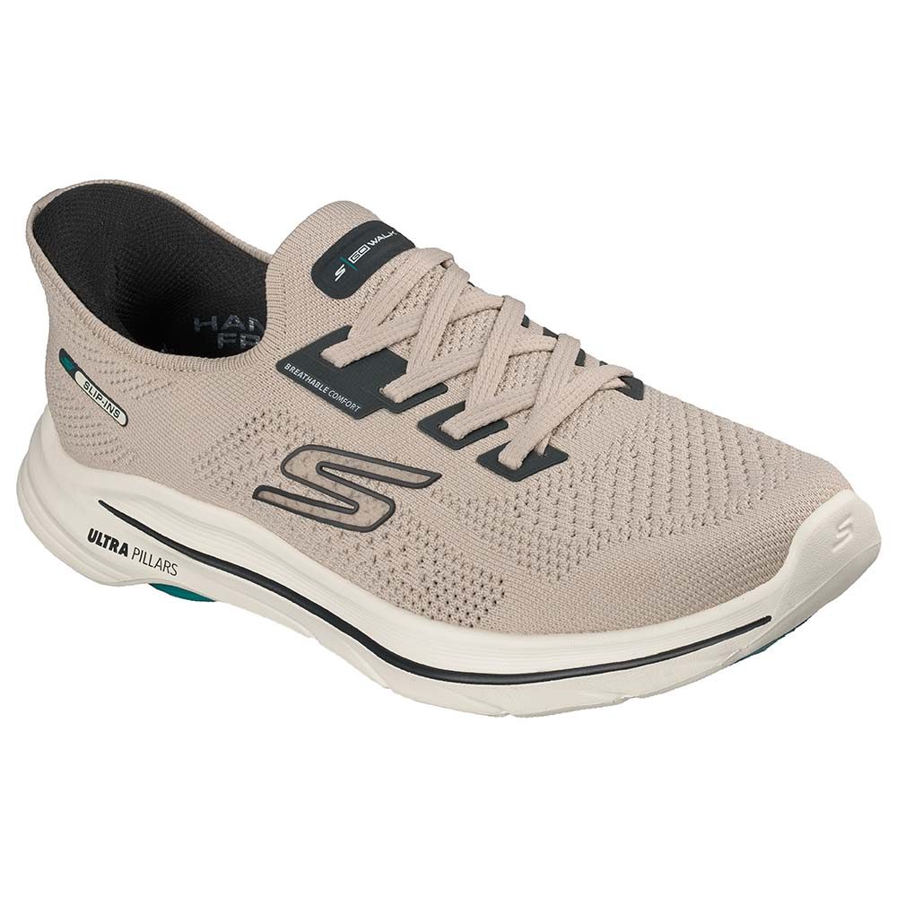 Skechers สเก็ตเชอร์ส รองเท้าผู้ชาย Men Slip-Ins GOwalk 8 Walking Shoes - 216792-TPE Air-Cooled Goga Mat (latest) — صورة 4