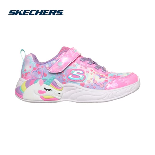 Skechers สเก็ตเชอร์ส รองเท้าเด็กผู้หญิง Girls S-Lights Unicorn Dreams Heart Sparkles Shoes - 303063L-PKMT (latest)