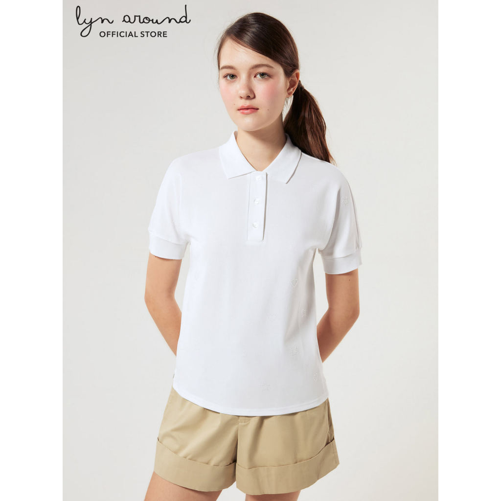 Lyn around - เสื้อโปโลแขนสั้น คอลเลกชัน Neon Dreams (A26CGWA034)
