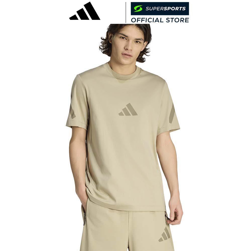 ADIDAS Z.N.E. เสื้อยืดผู้ชาย สีเบจ