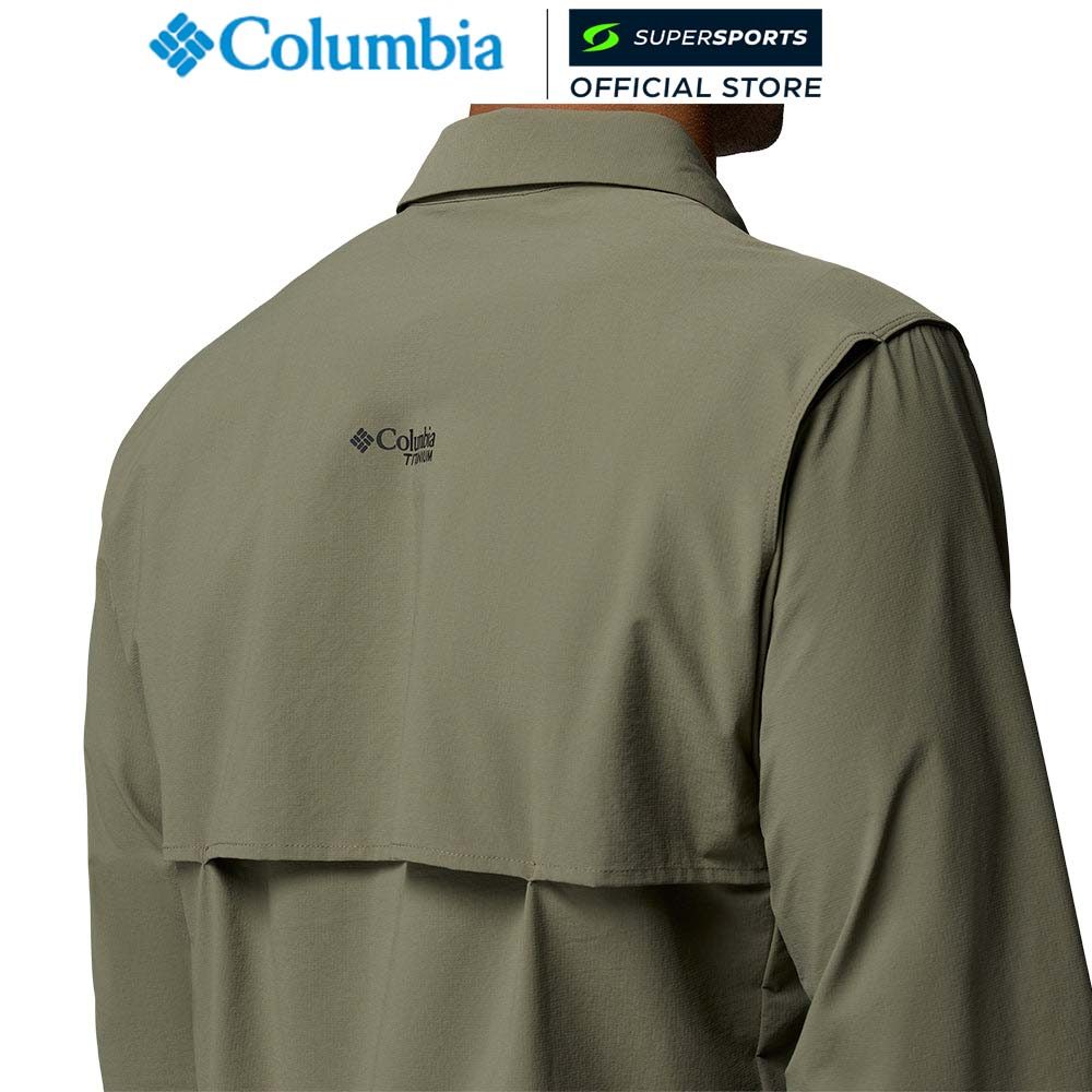 COLUMBIA قميص مشي جبلي رجالي Silver Ridge Elite بأكمام طويلة — صورة 5