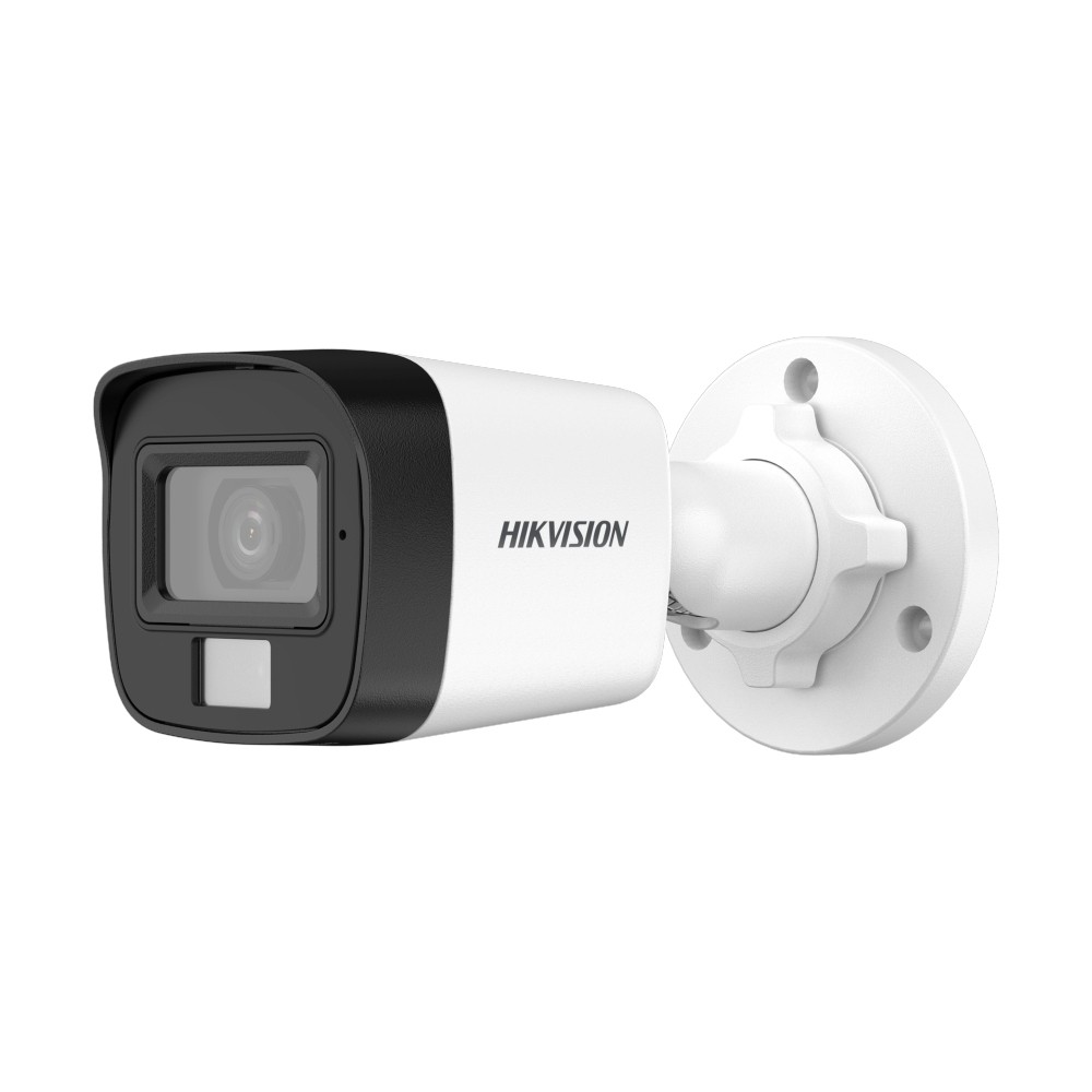กล้องวงจรปิดอนาล็อก HIKVISION 2K Dual Light ไมค์ในตัว เลนส์ 2.8mm รุ่น DS-2CE16G0T-LFS