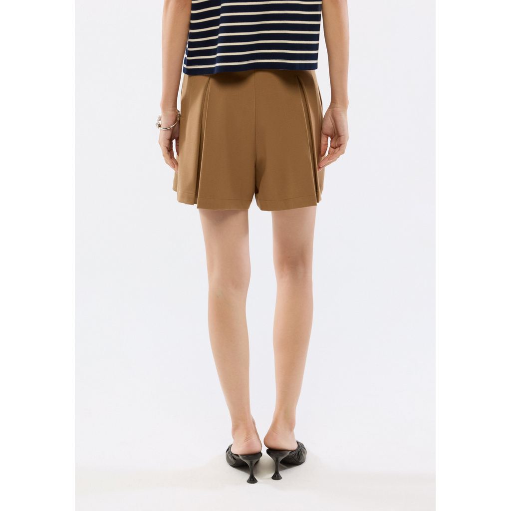 QUINN - High Waist Pleated Shorts กางเกงขาสั้น (Q26SGWA044) — صورة 3