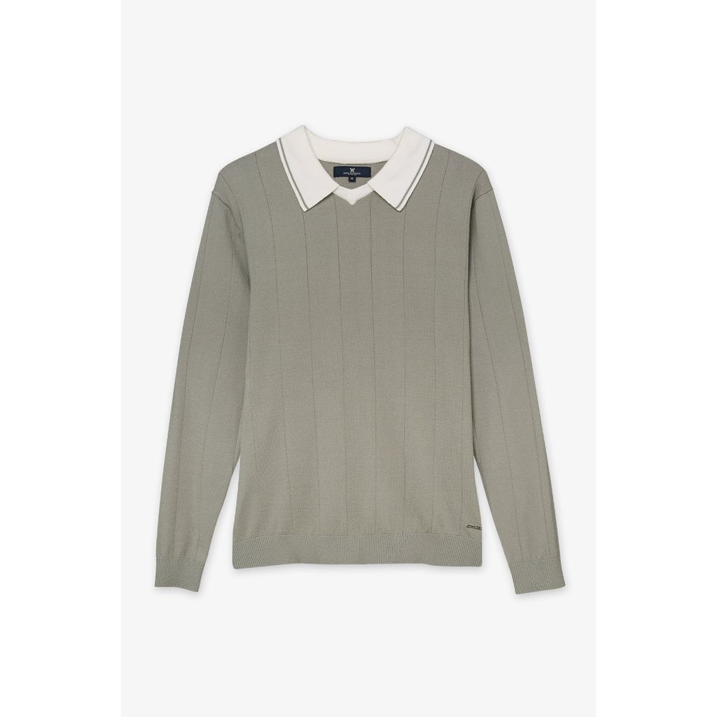 ROYAL IVY REGATTA - Layered Collar Knit Sweater Green เสื้อโปโล (R26WGMA055) — صورة 2