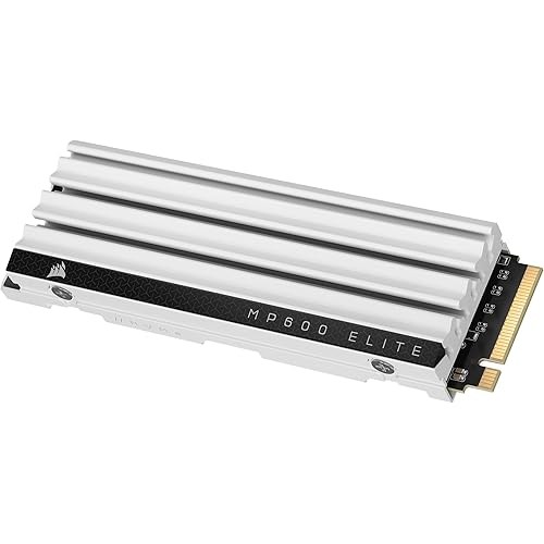 Corsair MP600 ELITE 1TB PCIe Gen4 x4 NVMe M.2 SSD PlayStation 5/PS5 Applicable 2280 form factor Thin