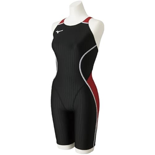 Mizuno Swim Swimming Challenge Swimmer Women s STREAM ACE Half Suit Masters Back N2MG1240 96: Black 