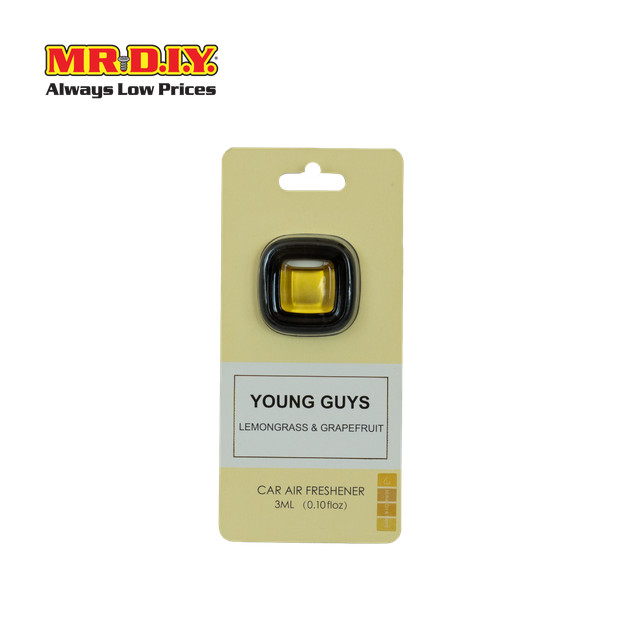 Young Guys น้ำหอมปรับอากาศในรถยนต์ กลิ่น Lemongrass & Grapefruit 3 มล. 1 ชิ้น_9004630