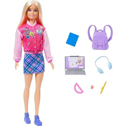 MATTEL Barbie Doll & Fashion School Casual Set Kisekae Doll/House Play House from 3 years old Pink H