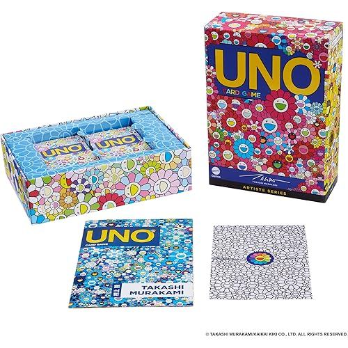 MATTEL Game UNO Artist / TAKASHI MURAKAMI 7 years old- HJR22 Pink