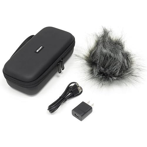 [Direct from JP] Zoom APH-6e H6 essential accessory pack: Hairy windscreen, dedicated case, USB-C ca