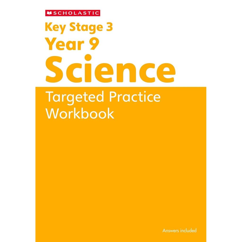 หนังสืออังกฤษใหม่ KS3 Year 9 Science Targeted Practice Workbook (Key Stage 3 Home Learning) [Paperba