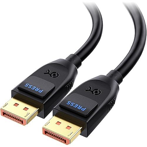 Cable Matters Cable Matters 80Gbps DisplayPort 2.1 1.5m DP cable, DP80 supports 16K60Hz 8K240Hz 4K24