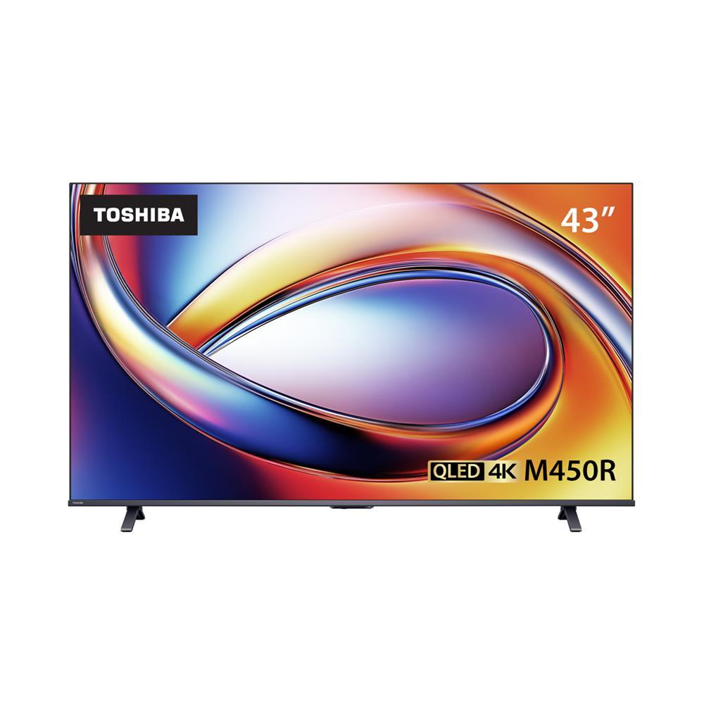 TOSHIBA ทีวีคิวแอลอีดี 43 นิ้ว (4K, QLED, VIDAA) 43M450RP จัดส่งโดย HomePro