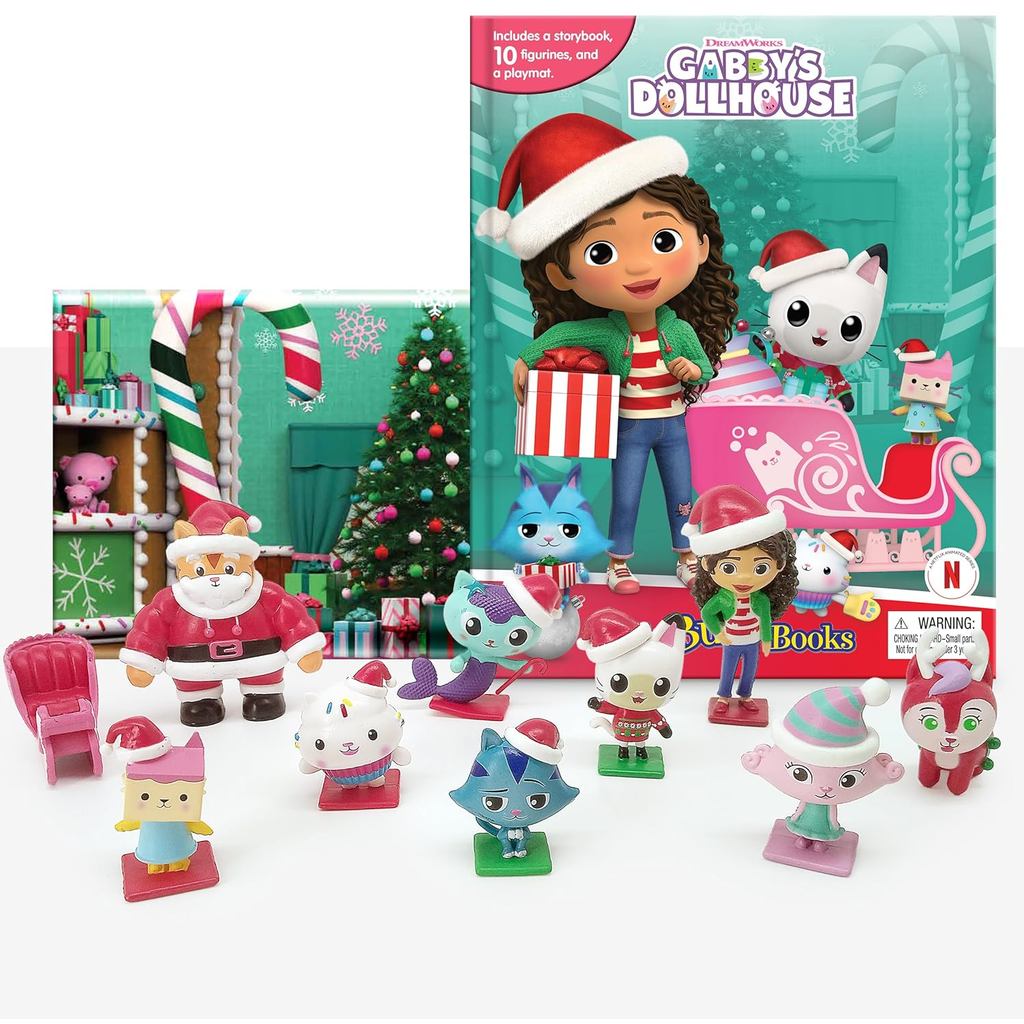 Asia Books หนังสือภาษาอังกฤษ MY BUSY BOOK: GABBY'S DOLLHOUSE CHRISTMAS