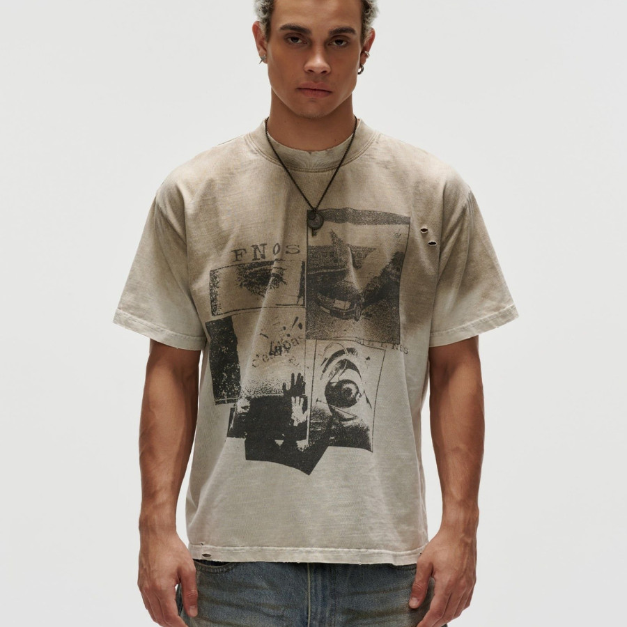 VSTU Store - FNOS - เสื้อแขนยาว Washed รุ่น Crossing สีดำ | พรีออเดอร์ แถมของขวัญ