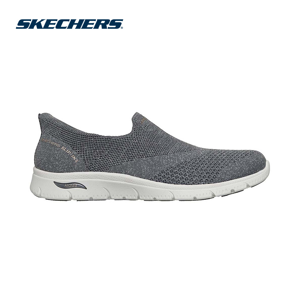 Skechers สเก็ตเชอร์ส รองเท้าผู้หญิง Women Slip-Ins Sport Active Arch Fit Refine 2.0 True Shoes - 104695-GRY (latest)