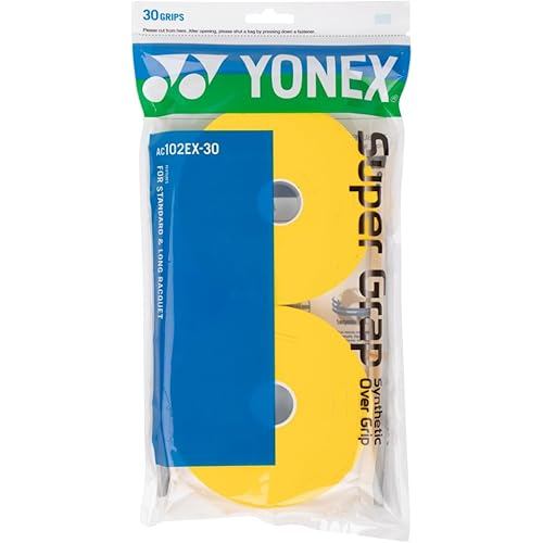 YONEX Wet Super Grip 30-pack Yellow AC102EX-30-YE
