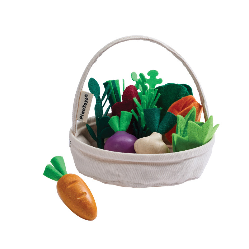 PlanToys سلة خضار طازجة خشبية 2608 ‏(3+) — صورة 2