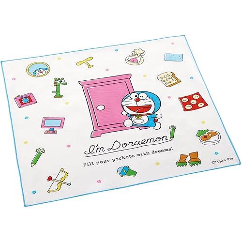 Skater Lunch Cloth Doraemon Line Design Sanrio 43 x 43cm Made in Japan KB4-A
