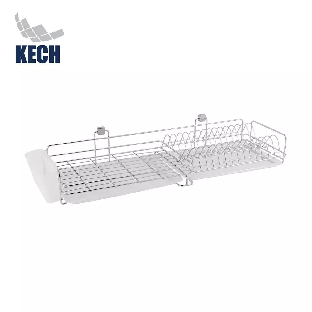 KECH ชั้นคว่ำจานติดผนังสเตนเลส 304 80 ซม. METAL จัดส่งโดย HomePro