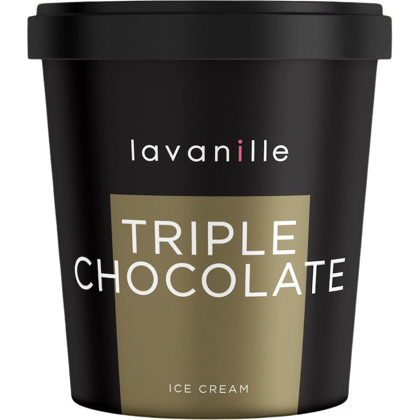 [8859623000391] Lavanille Triple Chocolate Ice Cream ลาวานิล ไอศกรีมรสทริปเปิล ช็อกโกแลต (แพ็คสินค้าเก็บความเย็น)