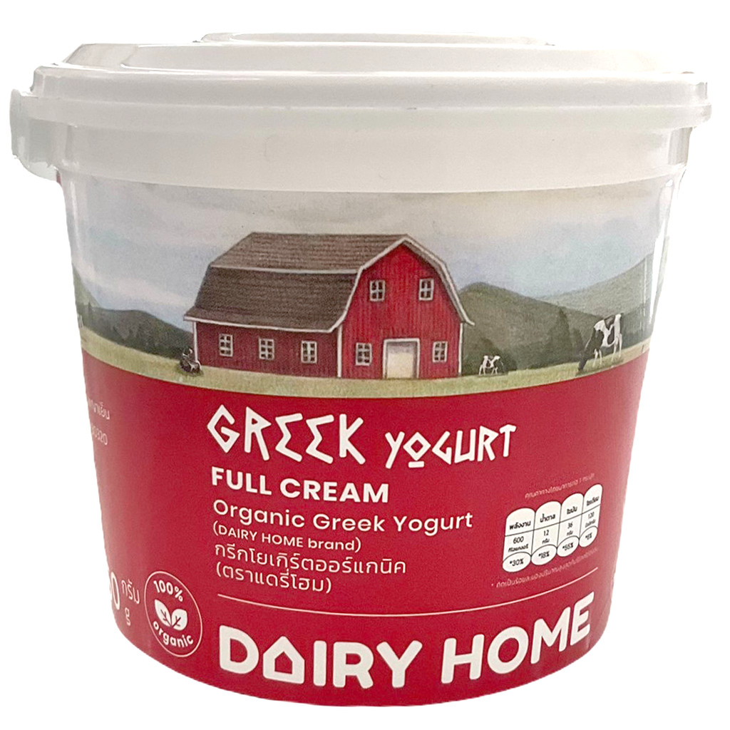 [8858709107931] Dairyhome Greek Yogurt Full Creams 450G แดรี่โฮม กรีนโยเกิร์ต สูตรฟูลครีม ราคาถูก Shopee Lazada