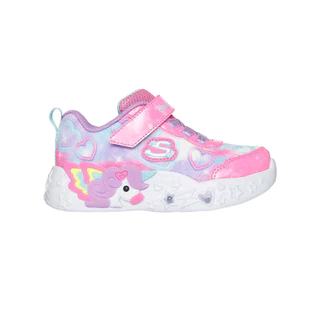 Skechers สเก็ตเชอร์ส รองเท้าเด็กผู้หญิง Girls Unicorn Charmer Lil Heart Sparkles Shoes - 303064N-PKMT (latest)