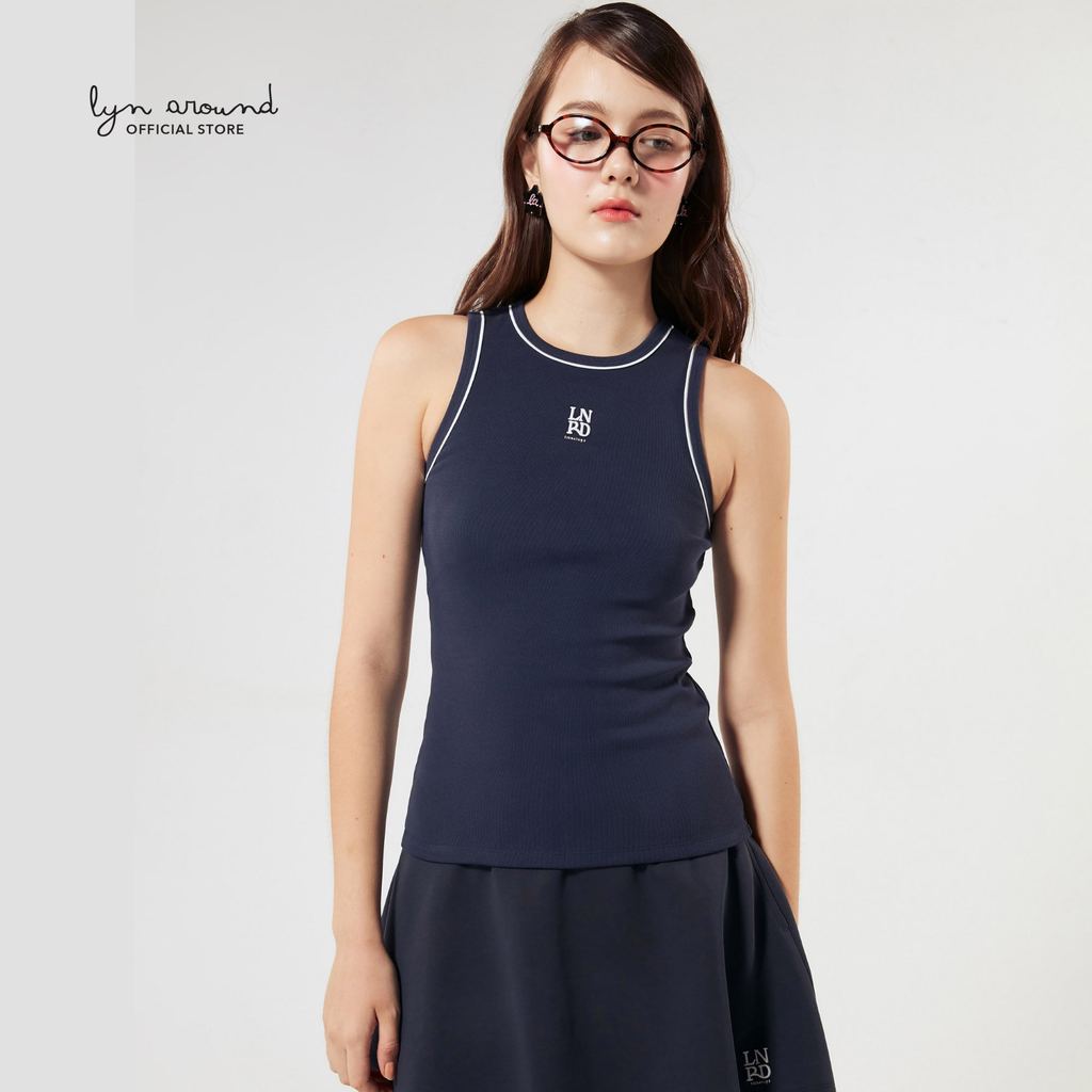 Lyn around - เสื้อกล้าม ปักโลโก้ คอลเลกชัน LNRD Signature (A26CGWB071)
