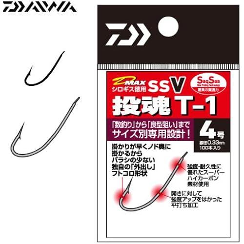 DAIWA fishing hook for shirogisu No. 7 D-MAX economical SSV throwing soul T-1
