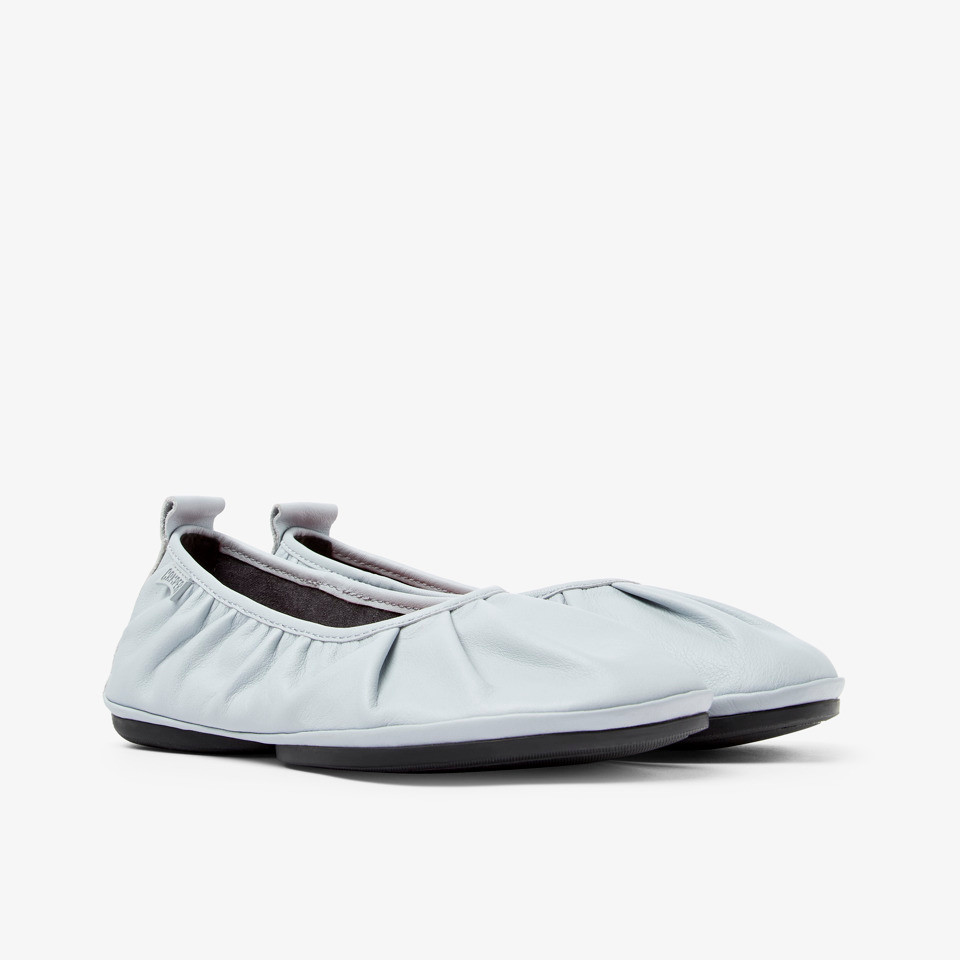 Camper [size 37 ,40EU] รุ่น Right Nina รองเท้าลำลองหนัง ผู้หญิง สี Grey - K201704-003