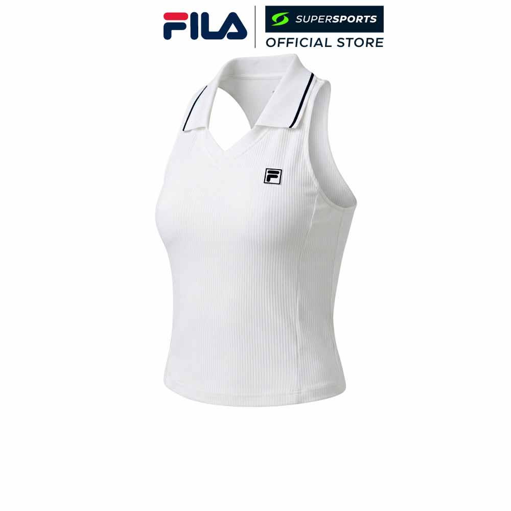 FILA Ribbed Sleeveless เสื้อกล้ามออกกำลังกายผู้หญิง