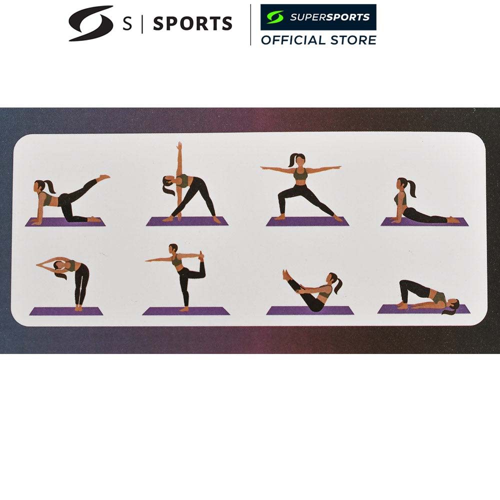 S SPORTS TPE 5MM เสื่อโยคะ สีฟ้า — صورة 6