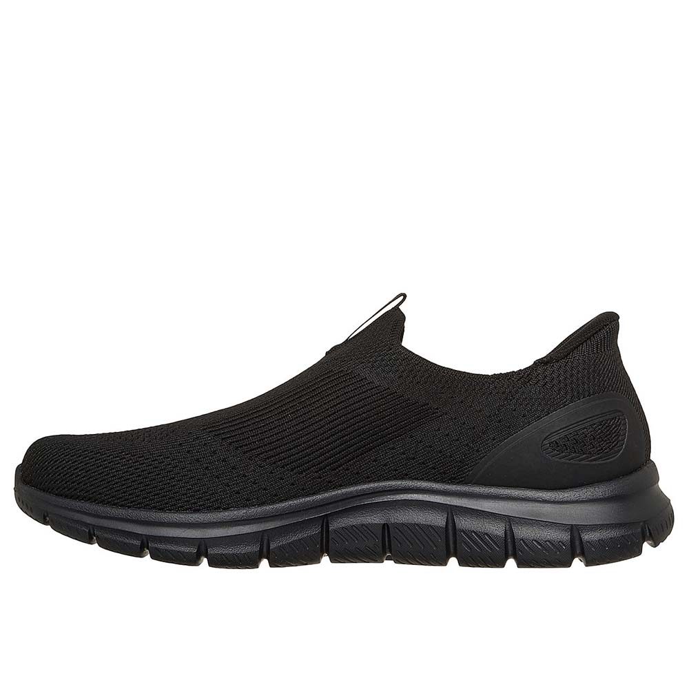 Skechers สเก็ตเชอร์ส รองเท้าลำลองผู้ชาย Men Slip-Ins Sport Track Fenor Casual Shoes - 233037-BBK (latest) — صورة 7