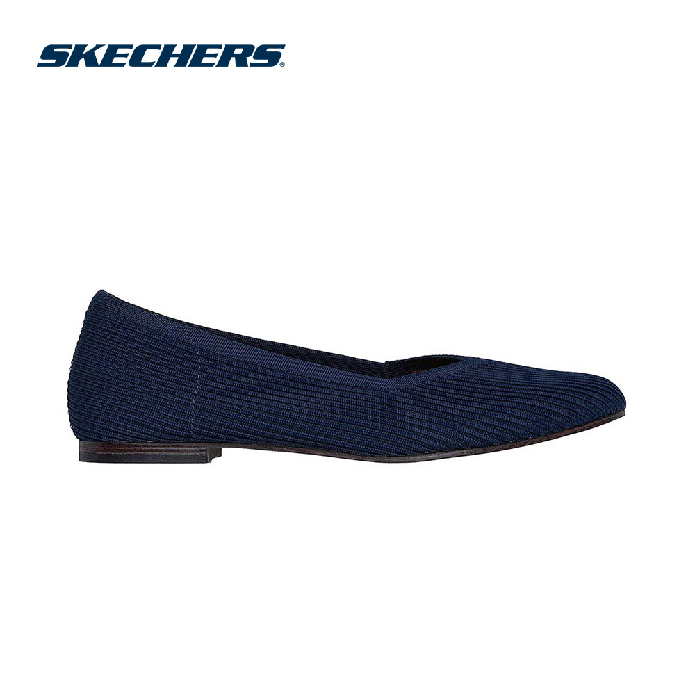 Skechers สเก็ตเชอร์ส รองเท้าผู้หญิง Women Modern Comfort Cleo Square Blissful Soul Shoes - 159126-NVY (latest)