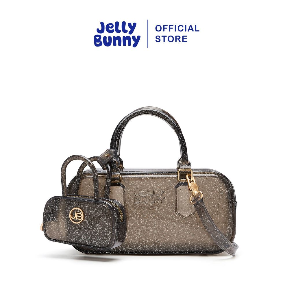 JELLY BUNNY กระเป๋าถือ MOSCHI รุ่น B26FBWA010 GLITTER BLACK