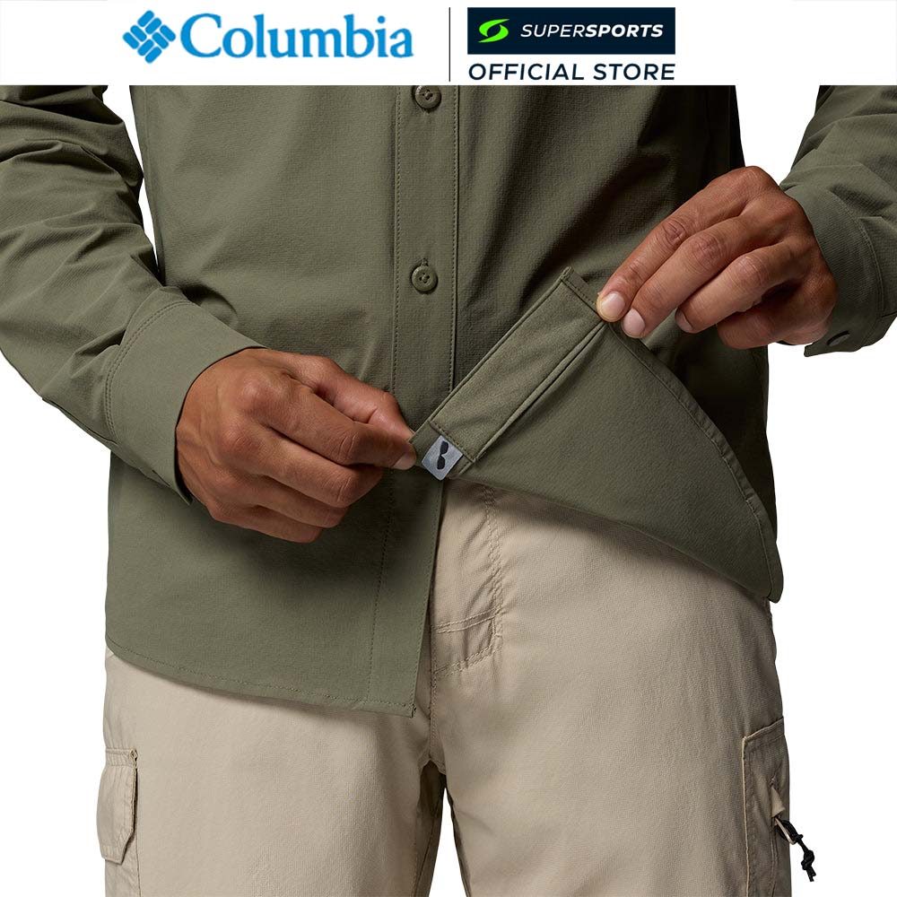 COLUMBIA قميص مشي جبلي رجالي Silver Ridge Elite بأكمام طويلة — صورة 4