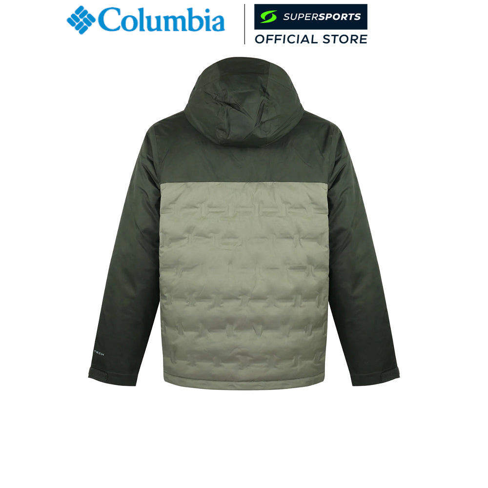 COLUMBIA جاكيت ريش رجالي Grand Trek IV بقبعة — صورة 2