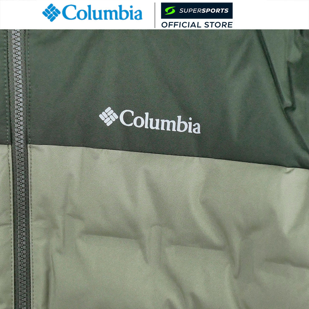 COLUMBIA جاكيت ريش رجالي Grand Trek IV بقبعة — صورة 3
