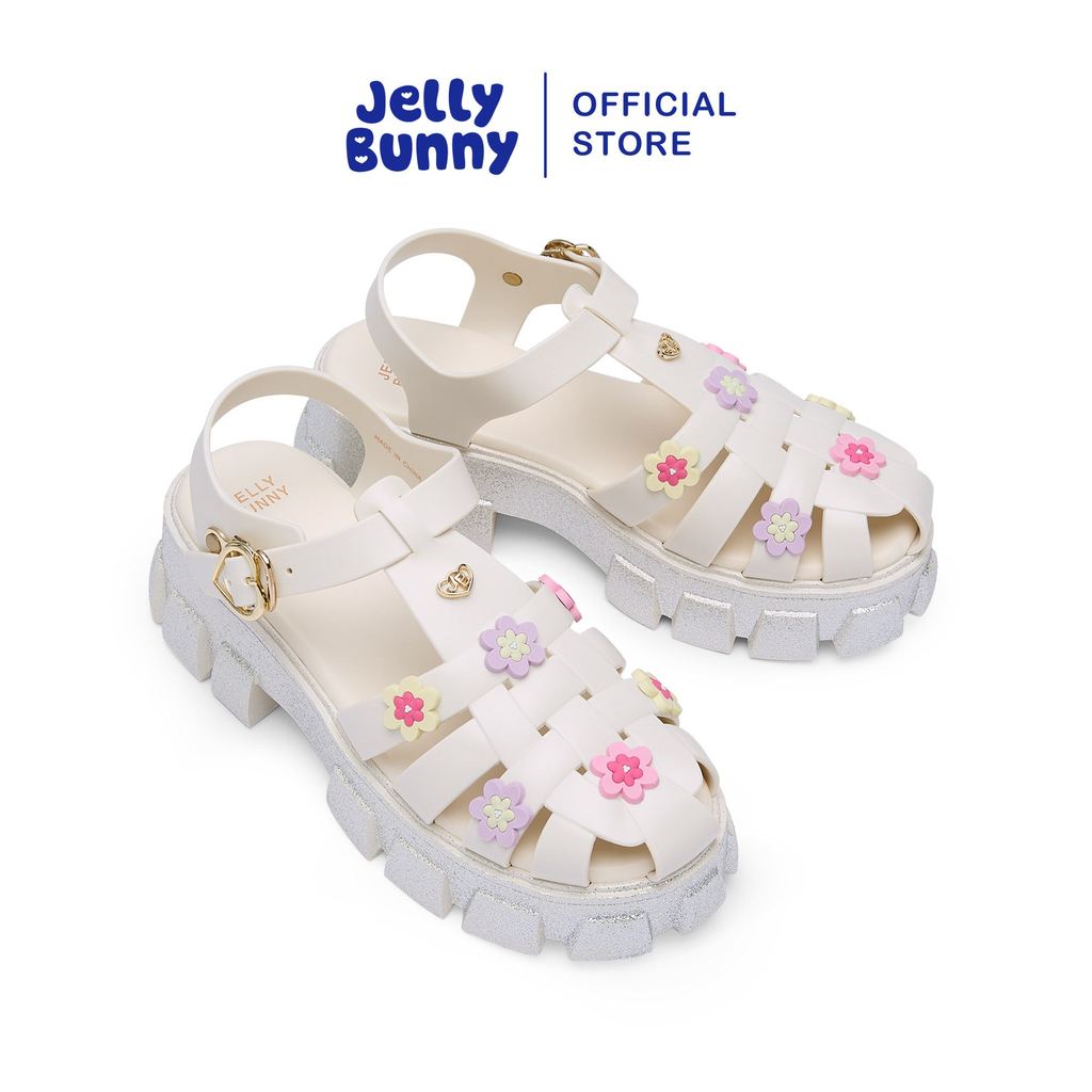 JELLY BUNNY รองเท้าแตะแพลตฟอร์ม TEENA MOXIE รุ่น B26FSWA087 IVORY