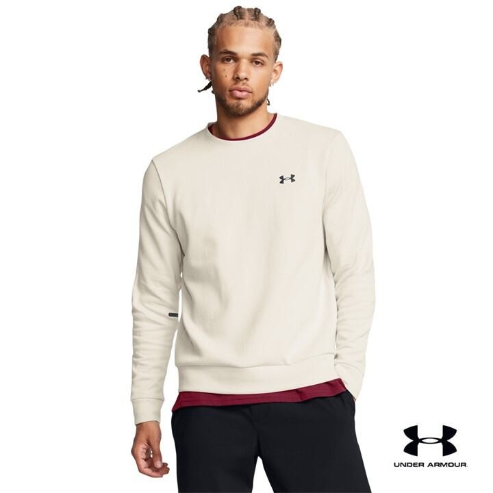 Under Armour เสื้อคอกลมสำหรับผู้ชาย UA Unstoppable Fleece