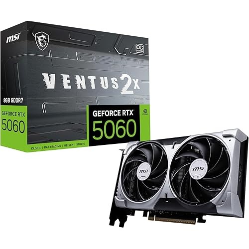 MSI GeForce RTX 5060 8G VENTUS 2X OC Graphics Board VD9187