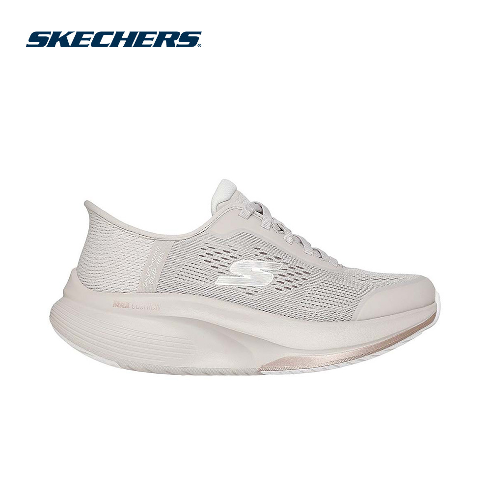 Skechers สเก็ตเชอร์ส รองเท้าผู้หญิง Women Slip-Ins GOwalk Max Walker Ayva Walking Shoes – 125067-NAT (latest) ราคา ถูกที่สุด ดีลบีเคเค แกลเลอรีภาพที่ 2