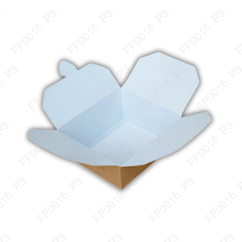 กล่องอาหารNo.17Aด้านในขาว10 x 10 x 2.7 cm(1แพ็ค X 25ใบ)|FP0016_P3