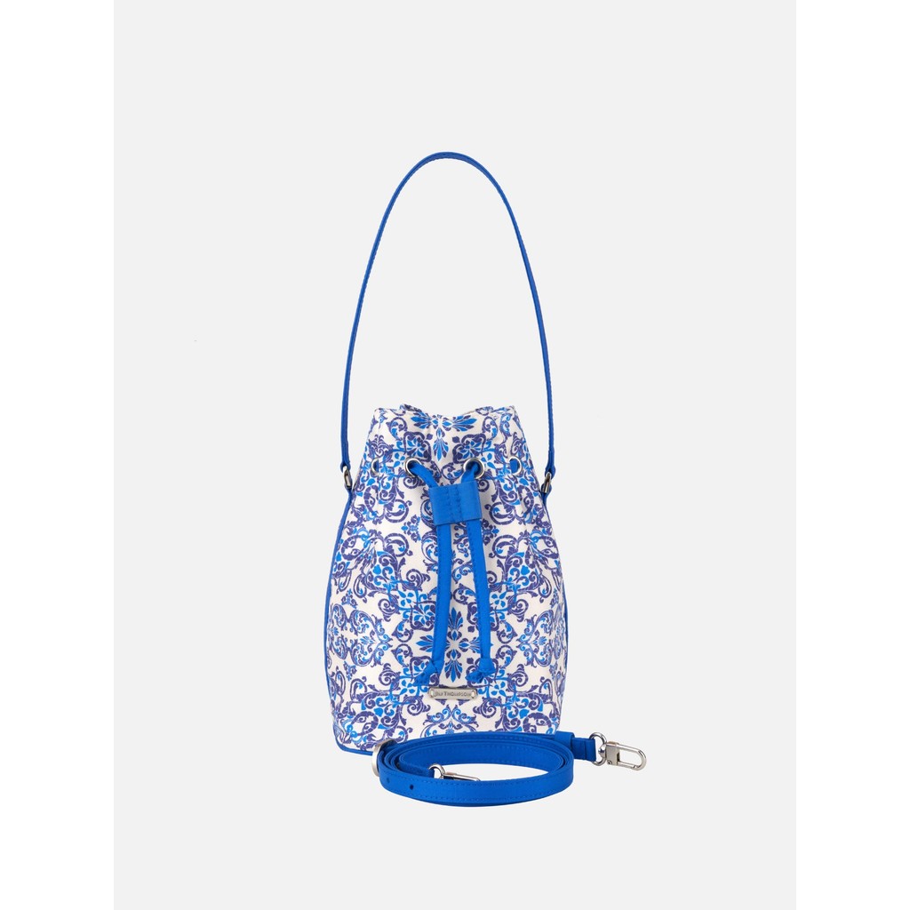 Jim Thompson Indian Ancient Mini Drawstring Bag White