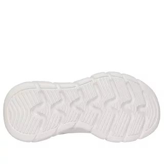 Skechers สเก็ตเชอร์ส รองเท้าลำลองผู้หญิง Women Slip-ins BOBS Sport B Flex Hi Linear Force Casual Shoes - 117391-WHT