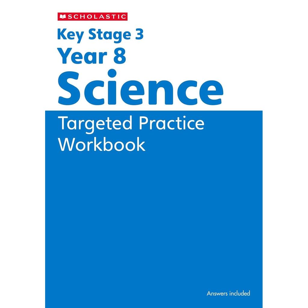 หนังสืออังกฤษใหม่ KS3 Year 8 Science Targeted Practice Workbook (Key Stage 3 Home Learning) [Paperba