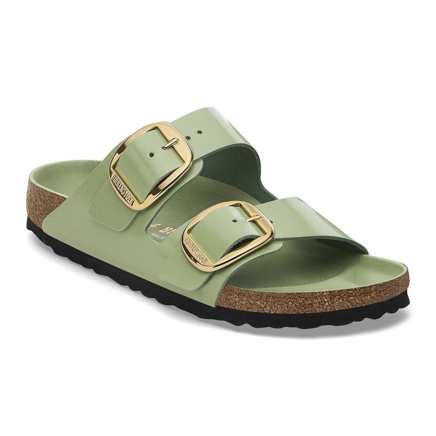 Birkenstock รองเท้าแตะ ผู้หญิง รุ่น Arizona BB LENA High Shine Green Tea HEX - 1028604 (regular)