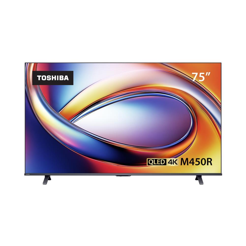 TOSHIBA ทีวีคิวแอลอีดี 75 นิ้ว (4K, QLED, VIDAA) 75M450RP จัดส่งโดย HomePro